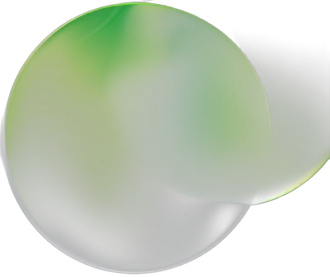Abstract green orb from the IEX Labs presentation